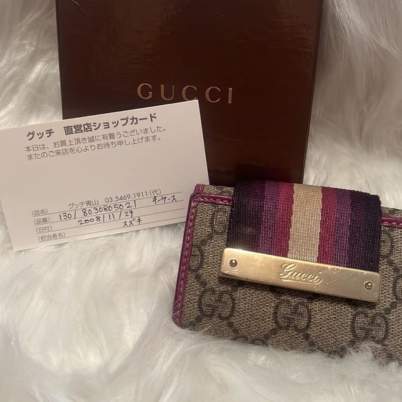 Limited Edition EUC Guccissima Key Case/ Holder - Picture 2 of 11